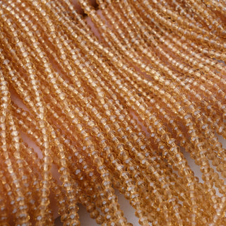 Cristalli Rondella Ambra 3mm