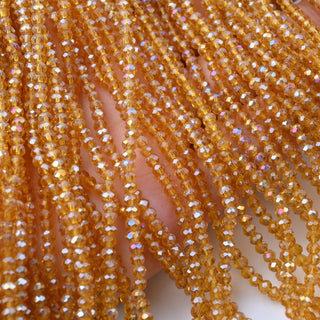Cristalli Rondella Topazio AB 3mm