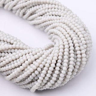 Cristalli Rondella Grigio 3mm - 10 Fili