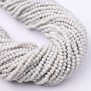 Cristalli Rondella Grigio AB 3mm - 10 Fili
