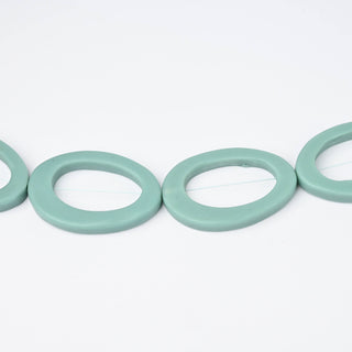 Perle in Resina Artigianali Ovale Tiffany 50x33mm