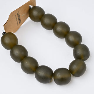 Perle in Resina Artigianali Tondo Fumé Ø 23mm