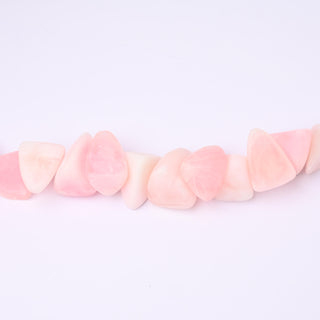 Perle in Resina Artigianali Sasso Triangolare Rosa Marmorizzato 32x23mm