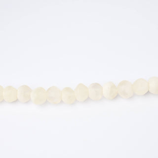 Perle in Resina Artigianali Sasso Tondo Bianco Opal Marmorizzato Ø 15mm