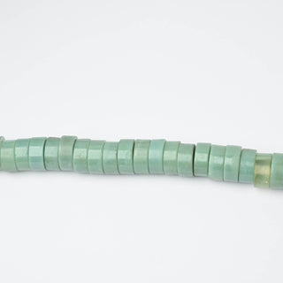 Perle in Resina Artigianali Heishi Verde Pistacchio 15mm