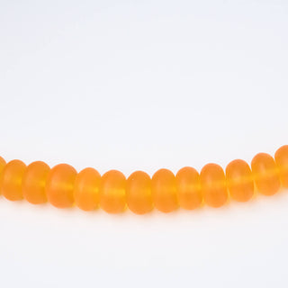 Perle in Resina Artigianali Rondella Giallo Senape 20x12mm