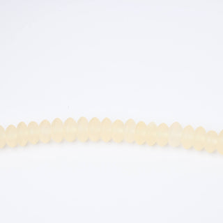 Perle in Resina Artigianali Rondella Trasparente Opal 15x6mm