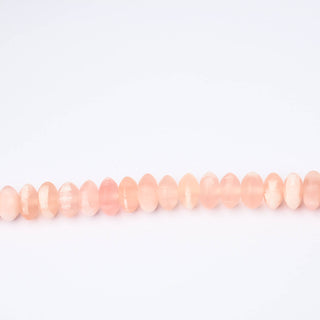 Perle in Resina Artigianali Rondella Rosa Opal Marmorizzato 15x6mm