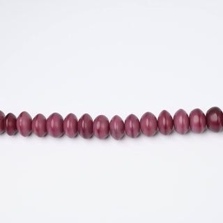 Perle in Resina Artigianali Rondella Viola 15x6mm