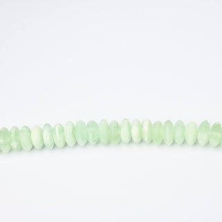 Perle in Resina Artigianali Rondella Verde Marmorizzato 15x6mm
