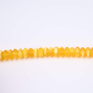 Perle in Resina Artigianali Rondella Giallo Marmorizzato 15x6mm