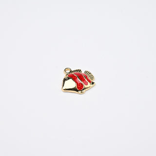 Ciondolo Pesciolino Rosso 17x14mm