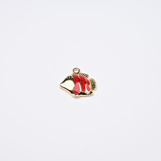 Ciondolo Pesciolino Rosso 17x14mm