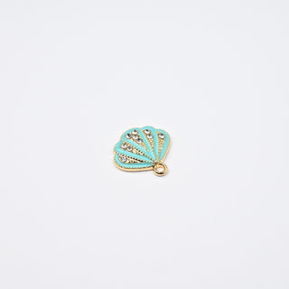 Ciondolo Conchiglia Turchese 12x8mm