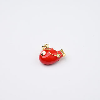 Ciondolo Pesciolino Rosso 20x16mm