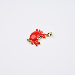 Ciondolo Granchio Rosso 19x14mm