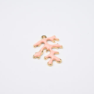 Ciondolo Ramo di Corallo Rosa 26x25mm
