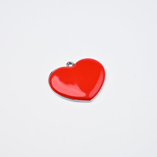 Ciondolo Cuore Rosso 28x25mm