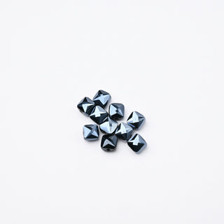 Cristalli Quadrato Blu Notte Perlato 6x6mm - 10 pz | Sarobidy