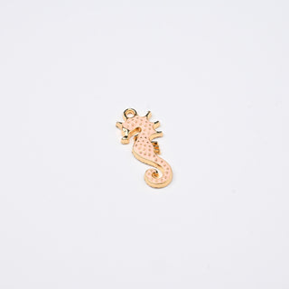 Ciondolo Cavalluccio Marino Rosa 24x12mm