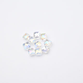 Cristalli Quadrato Crystal Aurora Boreale 6x6mm - 10 pz | Sarobidy