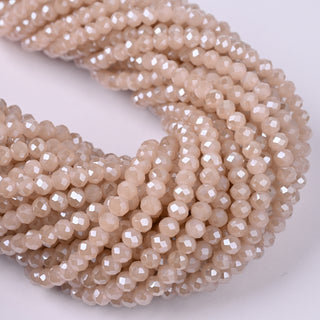 Cristalli Rondella Beige Rosato Opal 4mm