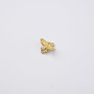 Ciondolo Ape in Acciaio Placcato Oro 14k - 10x14mm