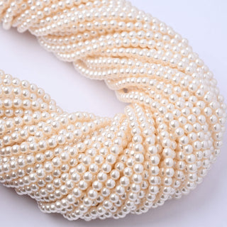 Perle di Maiorca Crystal Creamrose Tonda 3mm - Filo da 40 cm