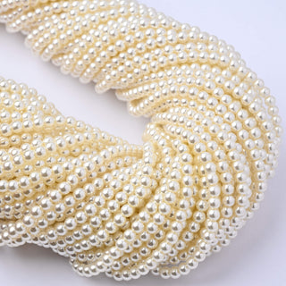 Perle di Maiorca Crystal Light Gold Tonda 3mm - Filo da 40 cm