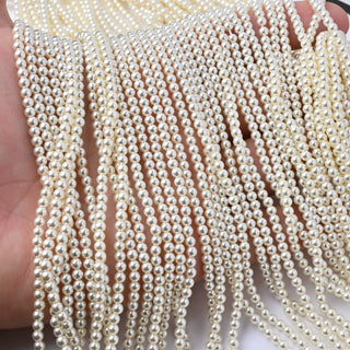 Perle di Maiorca Crystal Light Gold Tonda 3mm - Filo da 40 cm