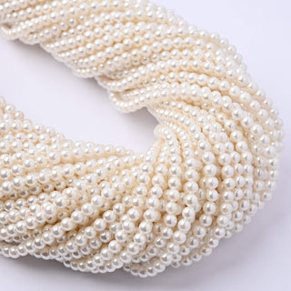 Perle di Maiorca Crystal Cream Tonda 3mm - Filo da 40 cm