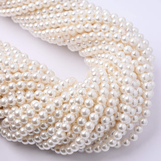 Perle di Maiorca Crystal Cream Tonda 4mm - Filo da 40 cm