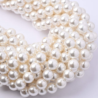 Perle di Maiorca Crystal Cream Tonda 8mm - Filo da 40 cm