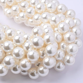 Perle di Maiorca Crystal Cream Tonda 10mm - Filo da 40 cm