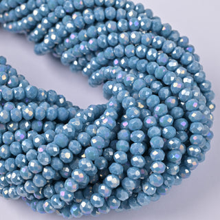 Cristalli Rondella Blu Avio AB 4mm