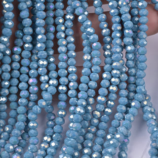 Cristalli Rondella Blu Avio AB 4mm