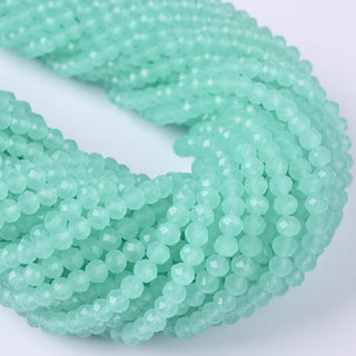 Cristalli Rondella Verde Menta Opal 4mm