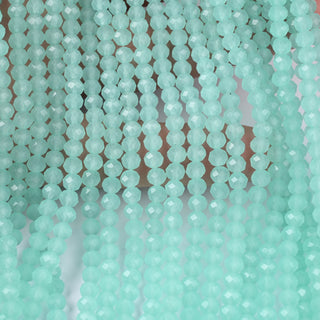 Cristalli Rondella Verde Menta Opal 4mm
