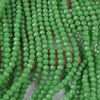 Cristalli Rondella Verde Basilico 4mm