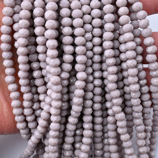 Cristalli Rondella Lilla Spento 6mm - Filo da 40 cm | Sarobidy