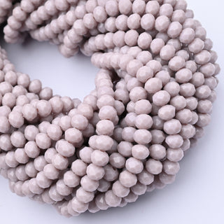 Cristalli Rondella Lilla Spento 6mm - Filo da 40 cm | Sarobidy