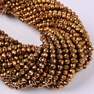 Cristalli Rondella Rame 4mm