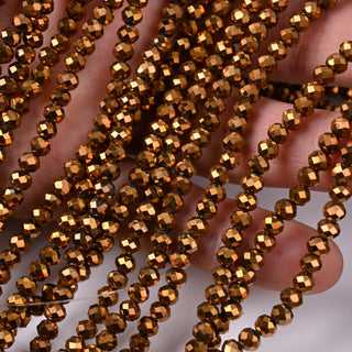 Cristalli Rondella Rame 4mm