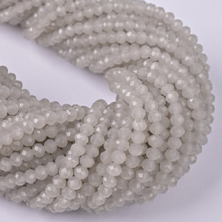 Cristalli Rondella Grigio Seta Opal 4mm