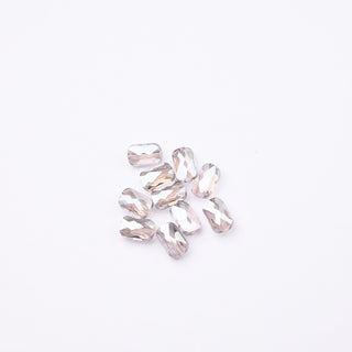 Cristalli Rettangolari Lilla Trasparente 7x4mm - 10 Pezzzi | Sarobidy