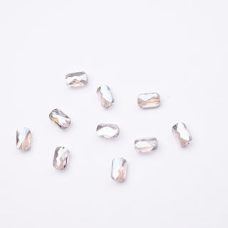 Cristalli Rettangolari Lilla Trasparente 7x4mm - 10 Pezzzi | Sarobidy