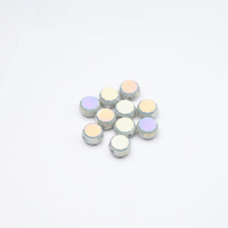 Cristalli Dischi Grigio Aurora Boreale 7x4mm - 10 Pezzzi | Sarobidy