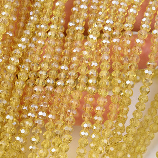Cristalli Rondella Citrino 4mm