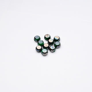 Cristalli Dischi Verde Scuro Trasparente 6x3mm - 10 Pezzzi | Sarobidy