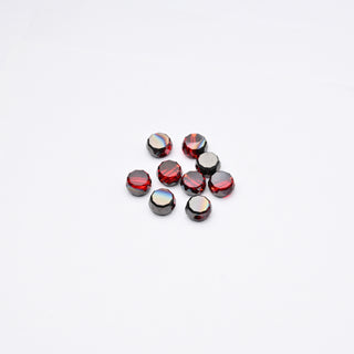 Cristalli Dischi Rosso Rubino Trasparente 6x3mm - 10 Pezzzi | Sarobidy
